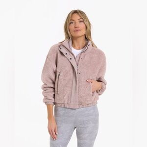 Vuori Cozy Sherpa Jacket - Women's Full Zip Jacket - Size XXS